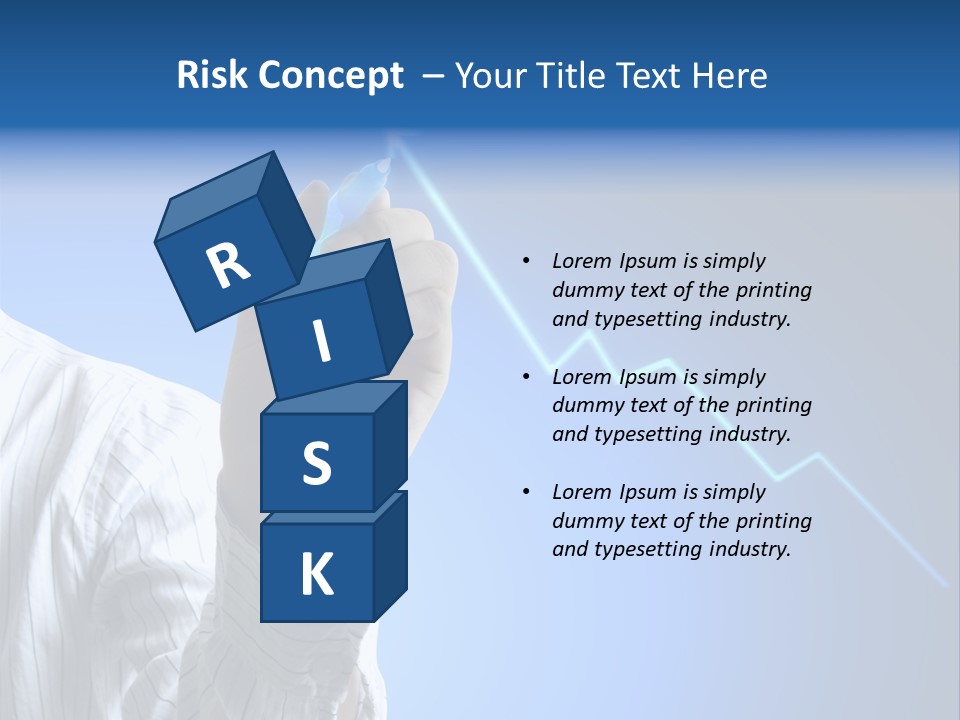 Forecasting Graph Increase PowerPoint Template