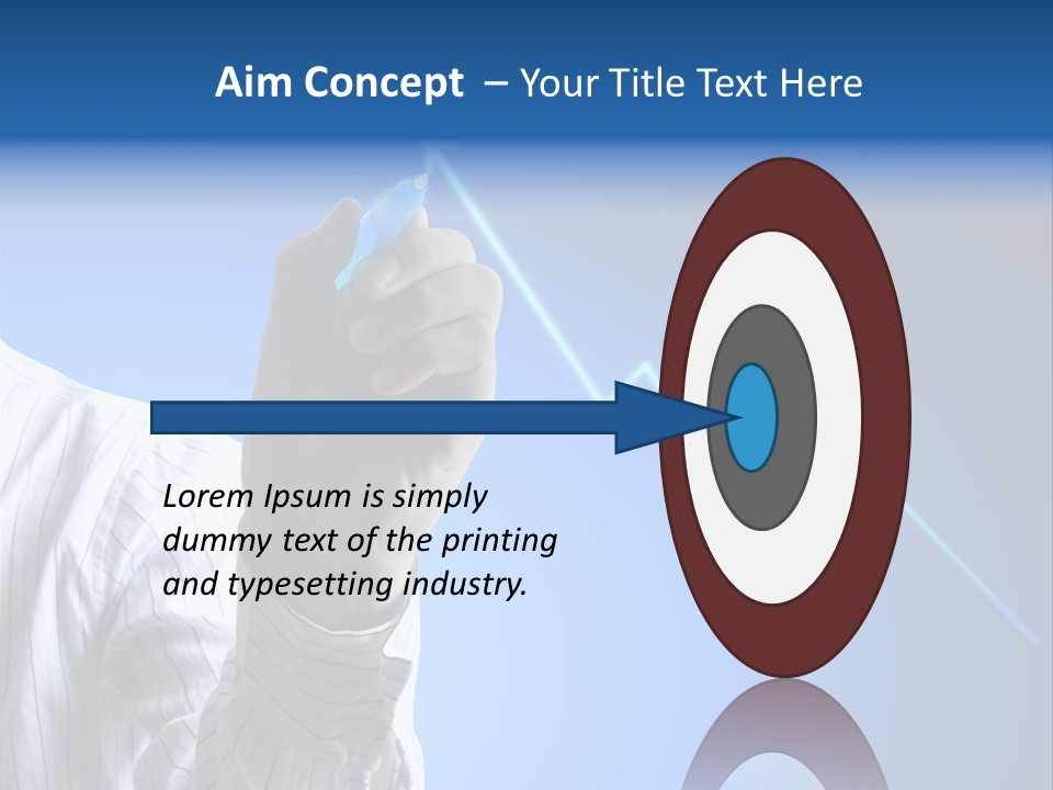 Forecasting Graph Increase PowerPoint Template