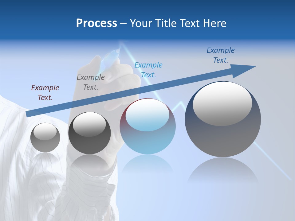 Forecasting Graph Increase PowerPoint Template