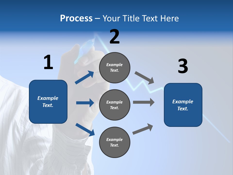 Forecasting Graph Increase PowerPoint Template