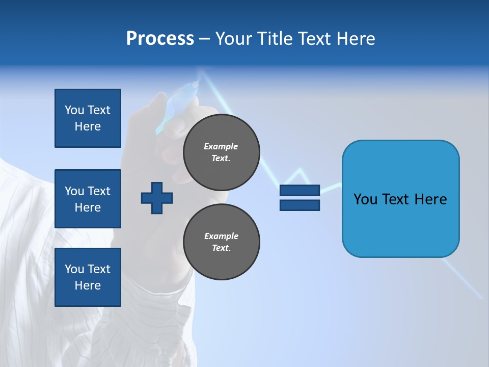 Forecasting Graph Increase PowerPoint Template