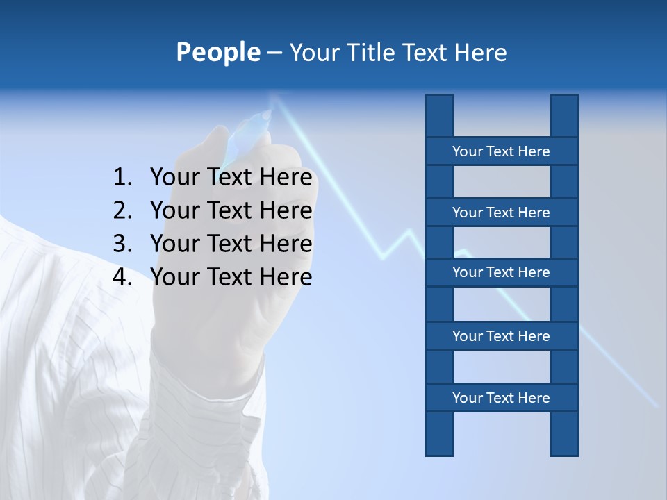 Forecasting Graph Increase PowerPoint Template