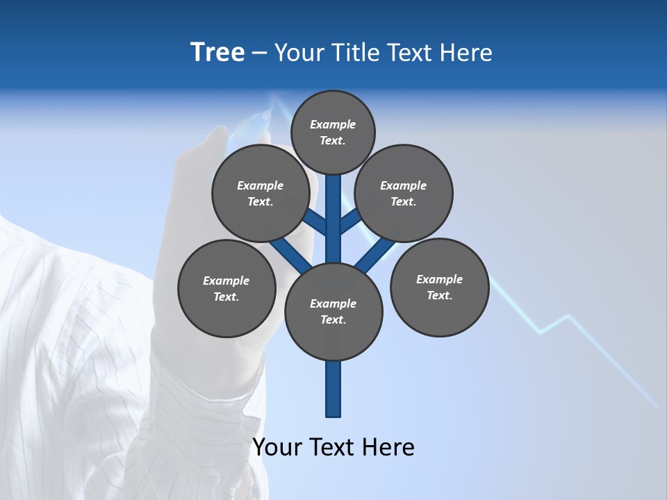 Forecasting Graph Increase PowerPoint Template