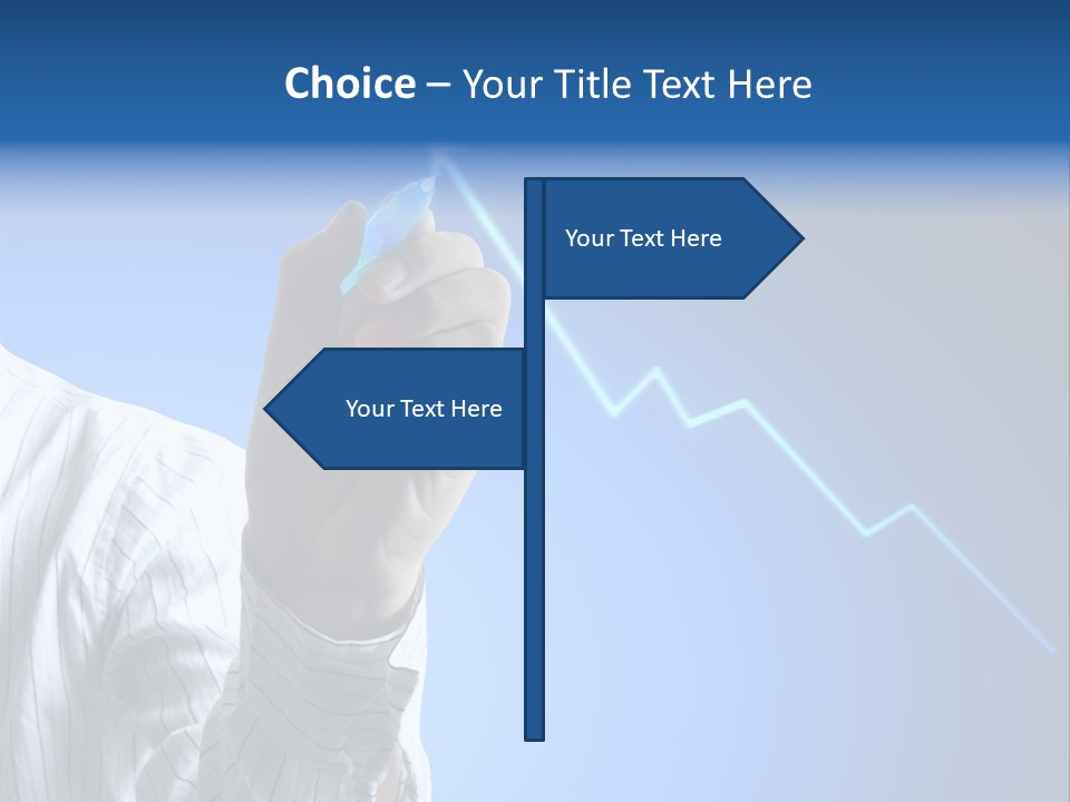 Forecasting Graph Increase PowerPoint Template
