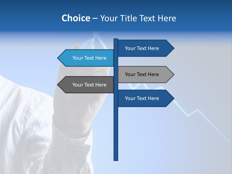 Forecasting Graph Increase PowerPoint Template