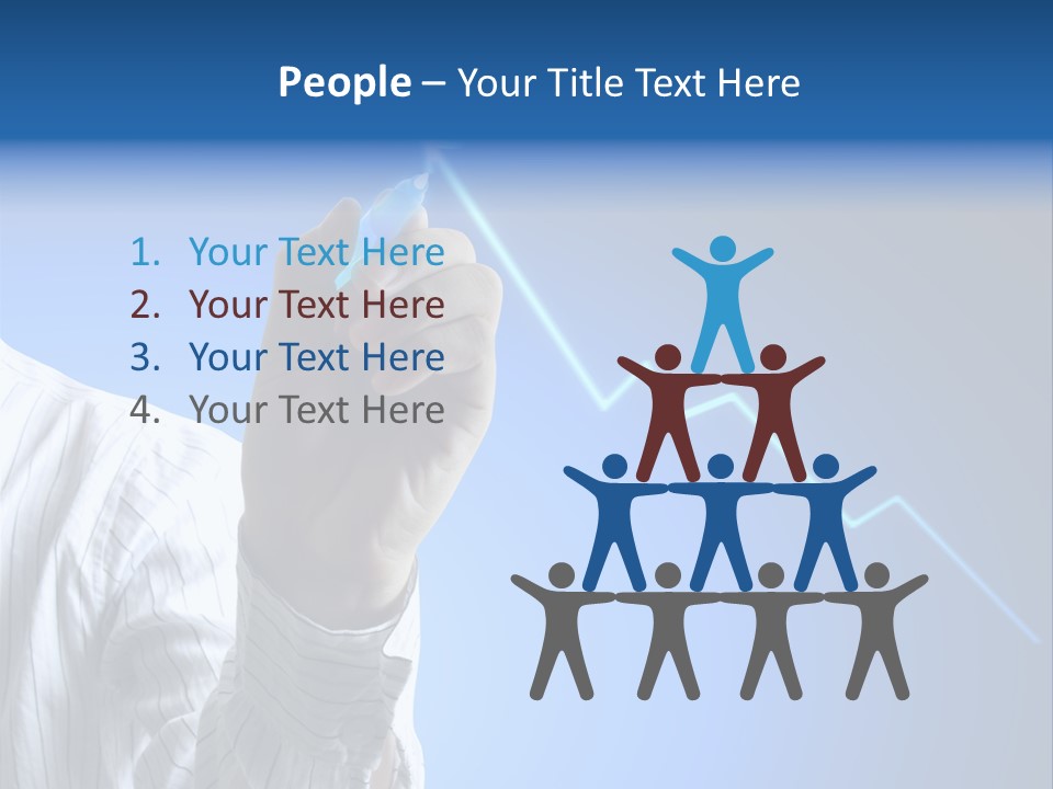 Forecasting Graph Increase PowerPoint Template
