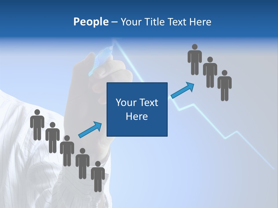 Forecasting Graph Increase PowerPoint Template