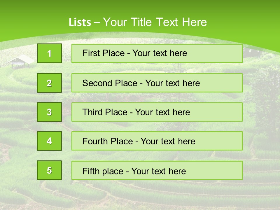 Garden Nature Color PowerPoint Template