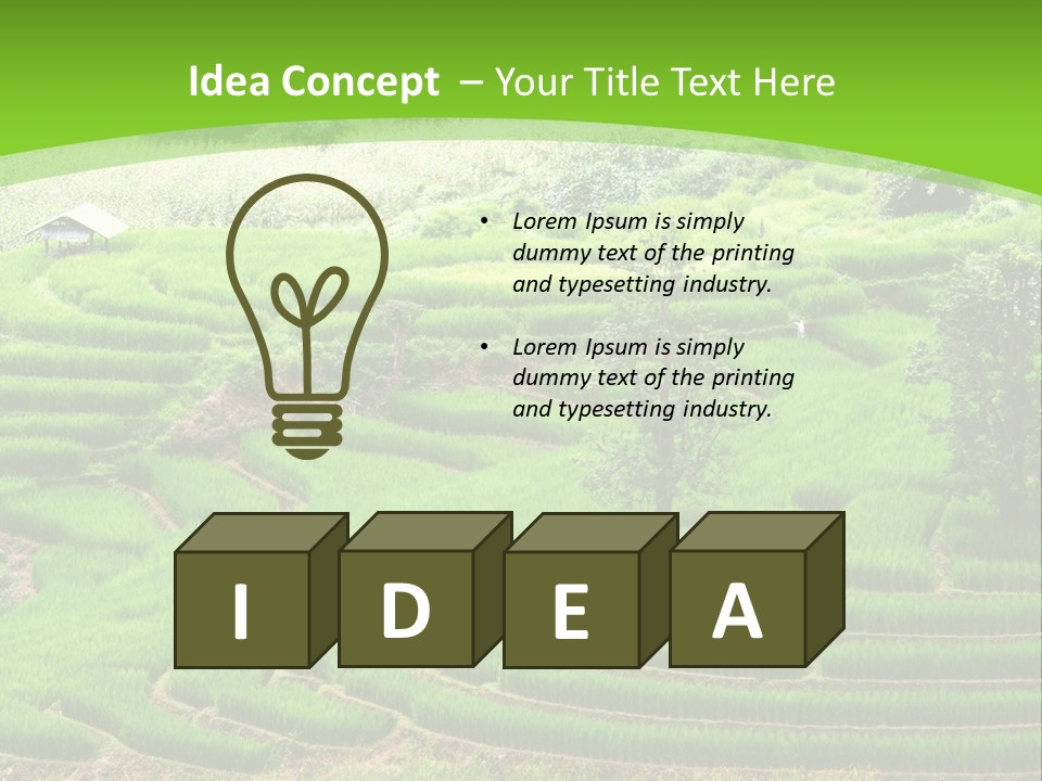 Garden Nature Color PowerPoint Template