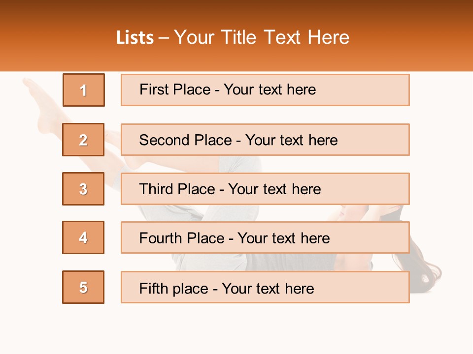 Lifestyle Slimming Sport PowerPoint Template