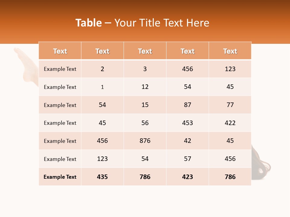Lifestyle Slimming Sport PowerPoint Template