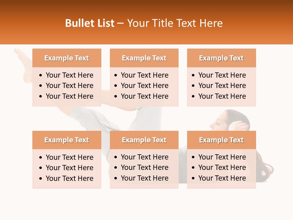 Lifestyle Slimming Sport PowerPoint Template
