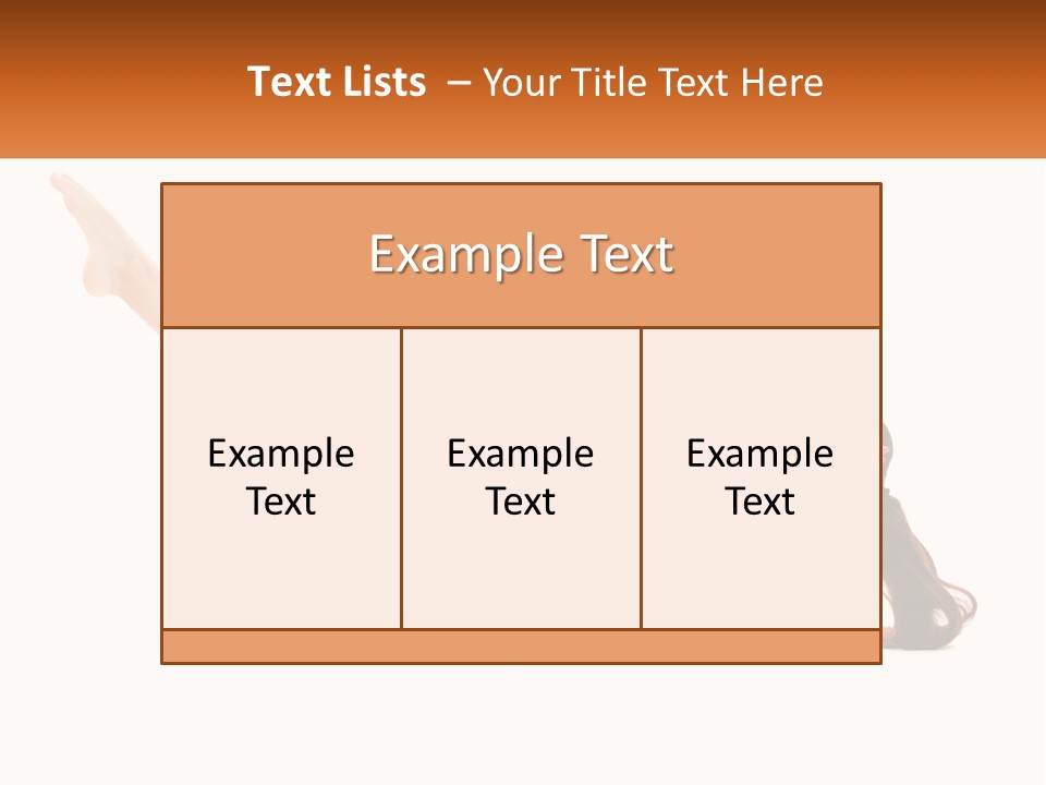 Lifestyle Slimming Sport PowerPoint Template