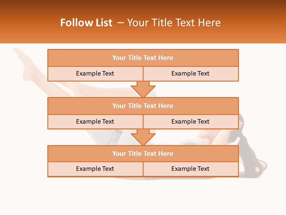 Lifestyle Slimming Sport PowerPoint Template
