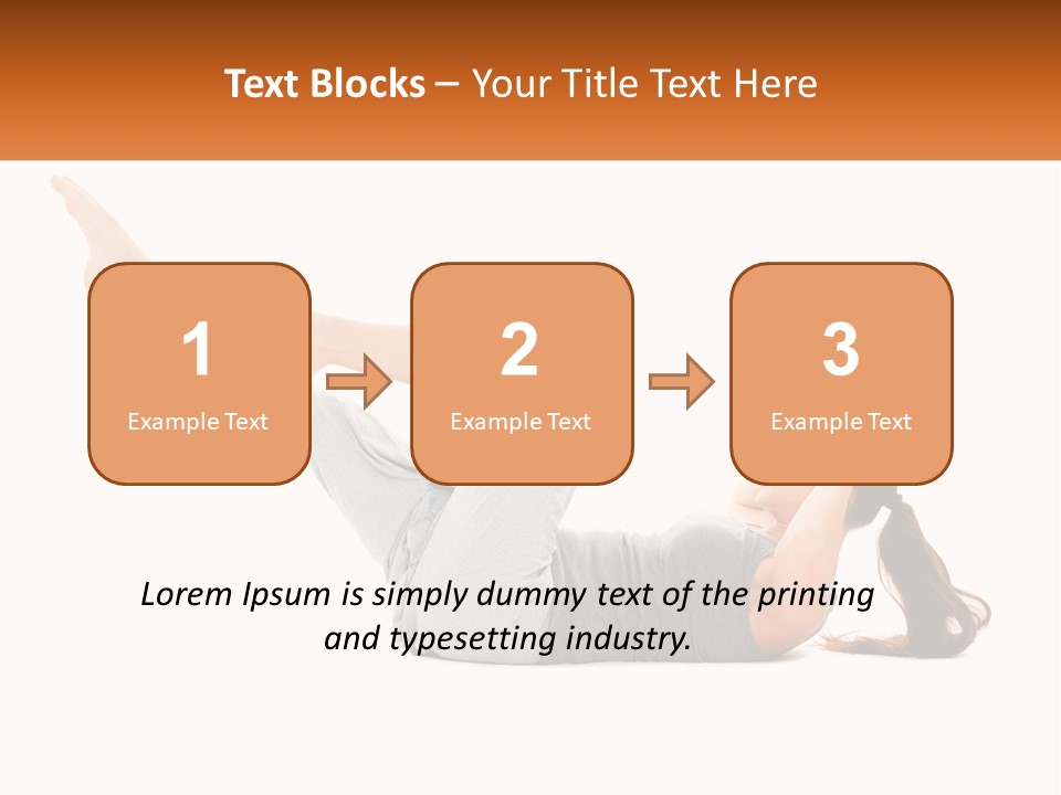 Lifestyle Slimming Sport PowerPoint Template