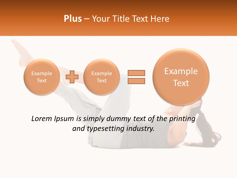 Lifestyle Slimming Sport PowerPoint Template