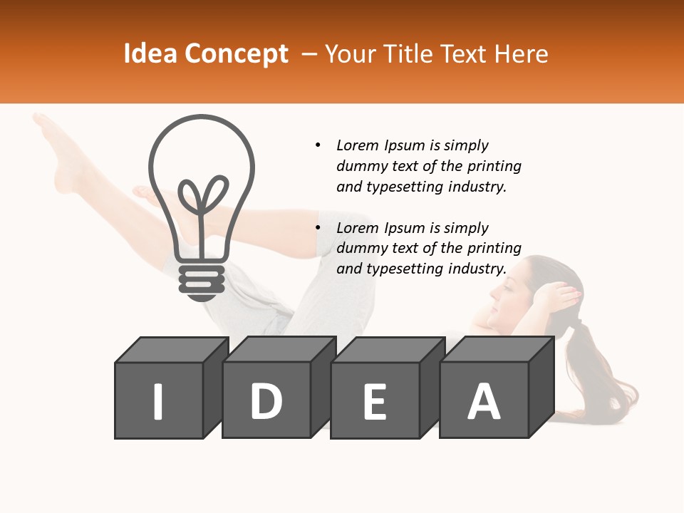 Lifestyle Slimming Sport PowerPoint Template