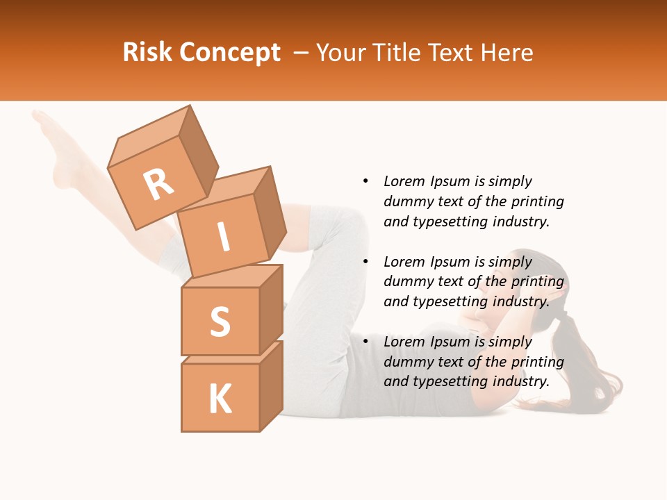 Lifestyle Slimming Sport PowerPoint Template