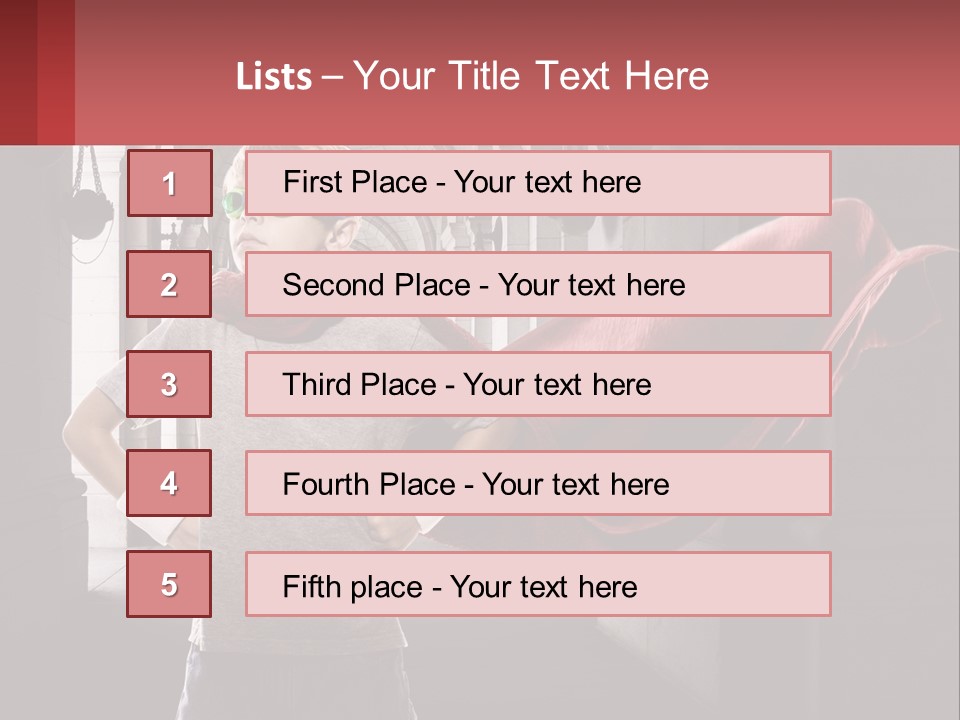 Win Nutrition Crusader PowerPoint Template