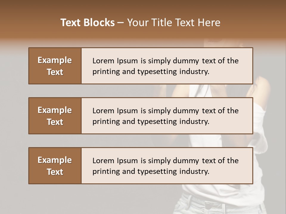 Celebrating Girl Background PowerPoint Template