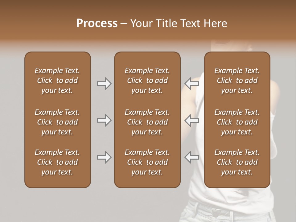 Celebrating Girl Background PowerPoint Template