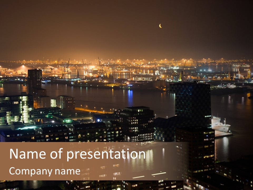 Harbour Business Activity PowerPoint Template