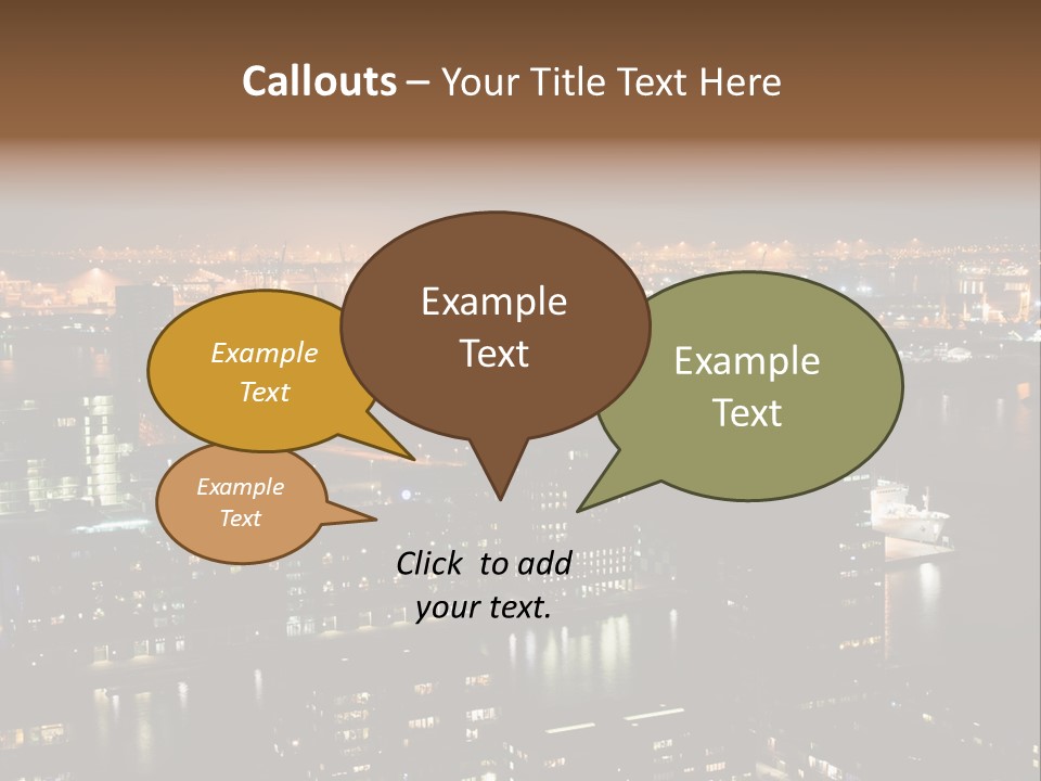 Harbour Business Activity PowerPoint Template