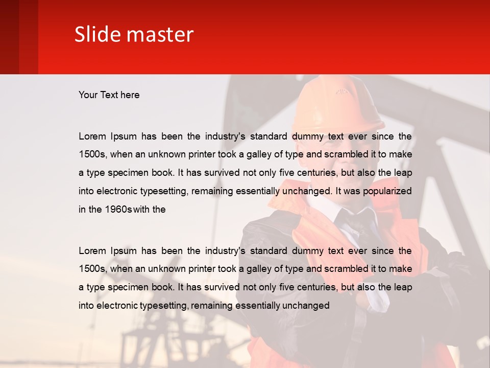 Outdoors Energy Production PowerPoint Template