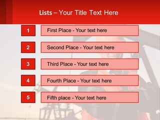 Outdoors Energy Production PowerPoint Template