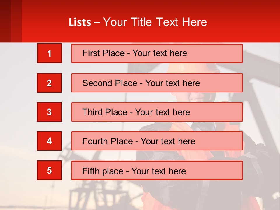 Outdoors Energy Production PowerPoint Template