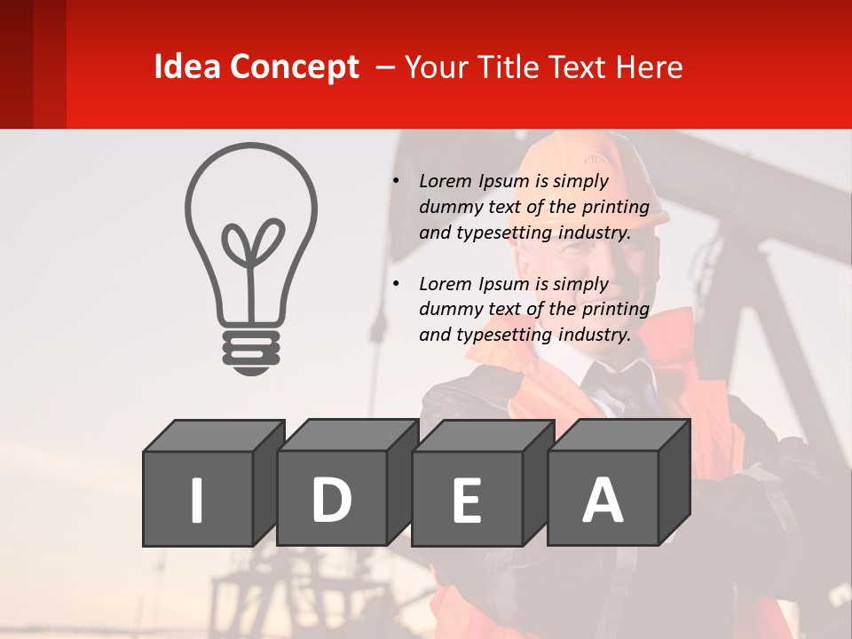 Outdoors Energy Production PowerPoint Template