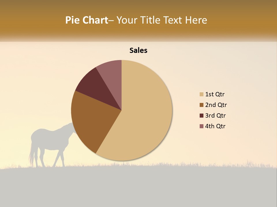Western Orange Horizontal PowerPoint Template