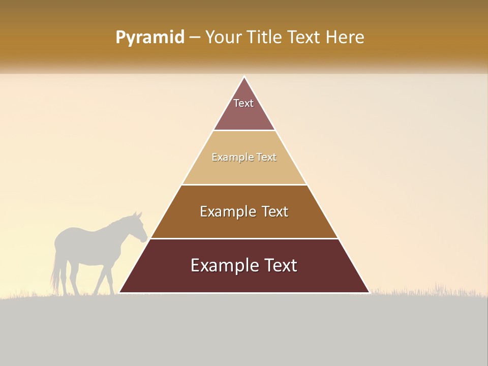 Western Orange Horizontal PowerPoint Template