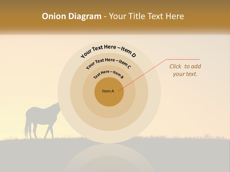 Western Orange Horizontal PowerPoint Template