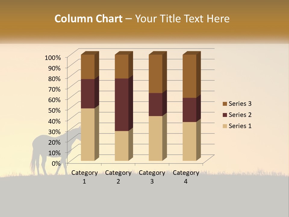 Western Orange Horizontal PowerPoint Template