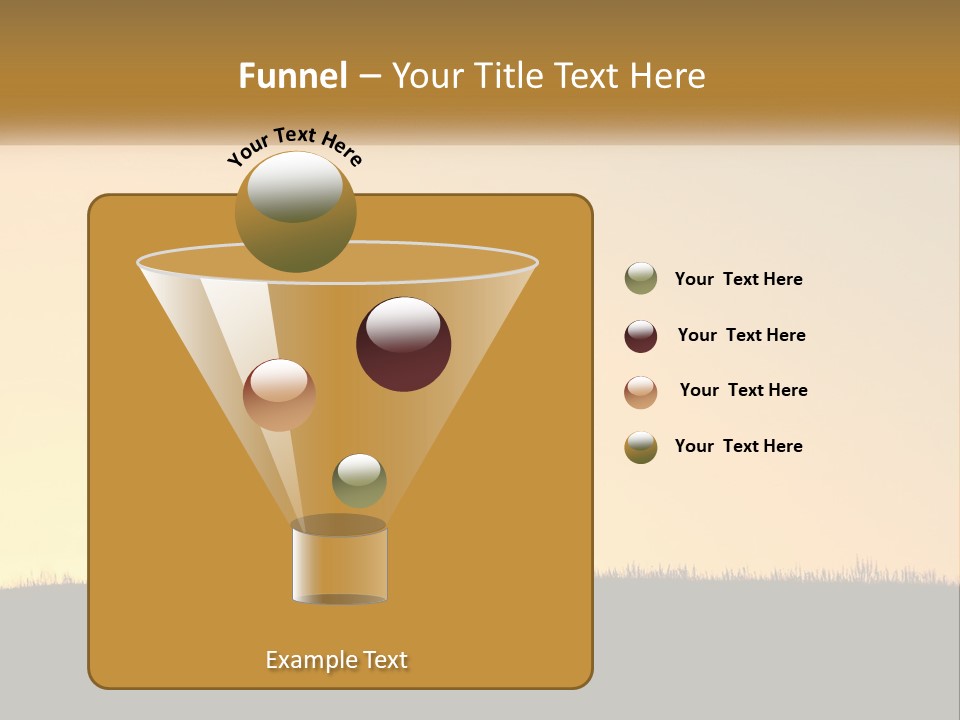 Western Orange Horizontal PowerPoint Template