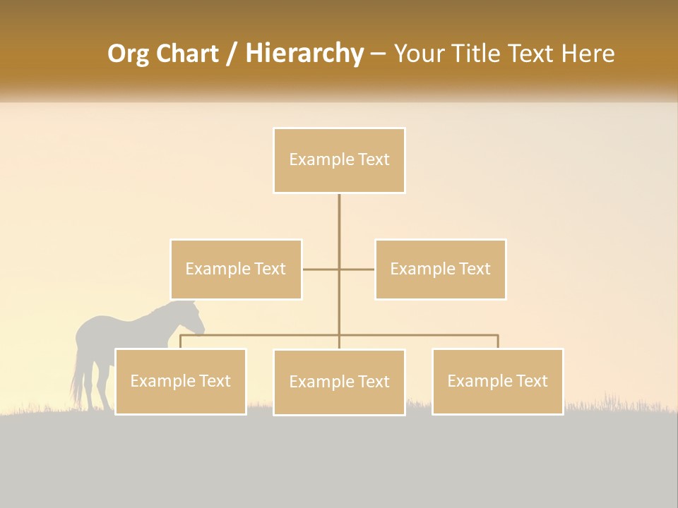 Western Orange Horizontal PowerPoint Template