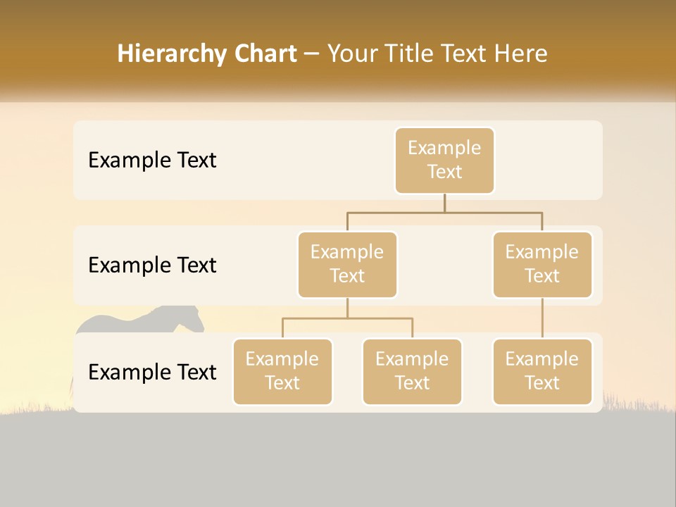 Western Orange Horizontal PowerPoint Template