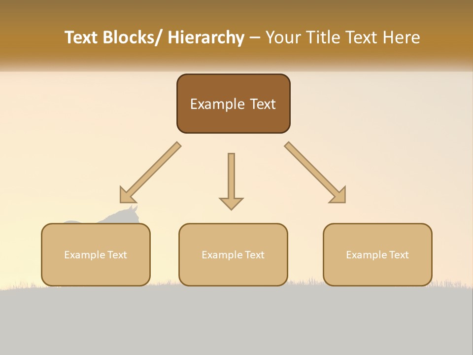 Western Orange Horizontal PowerPoint Template