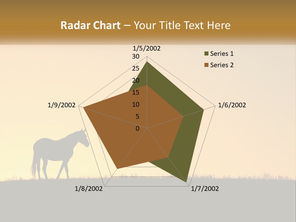 Western Orange Horizontal PowerPoint Template