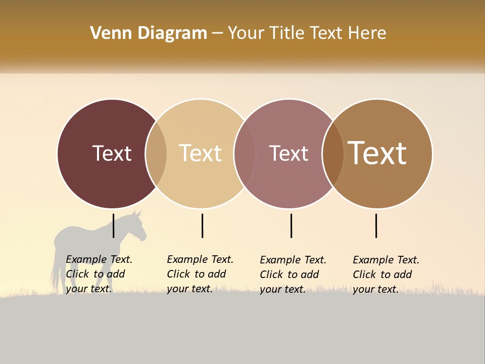 Western Orange Horizontal PowerPoint Template