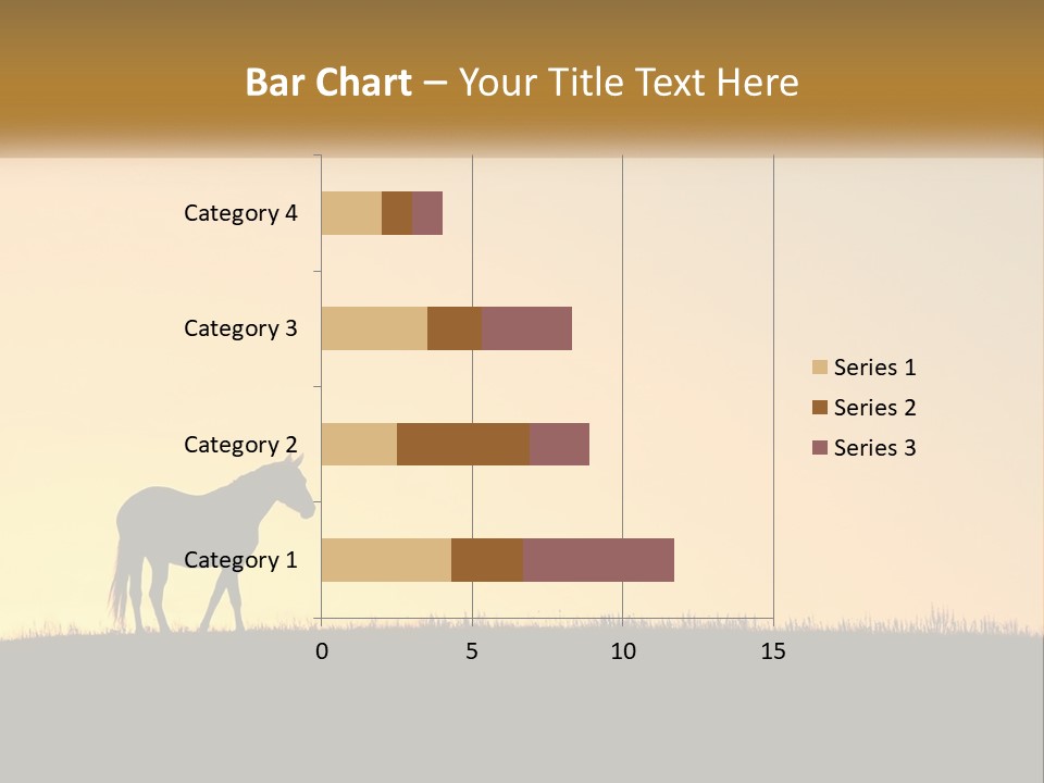 Western Orange Horizontal PowerPoint Template