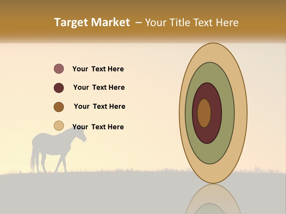 Western Orange Horizontal PowerPoint Template