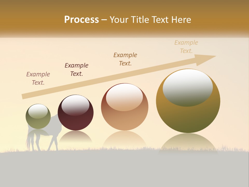 Western Orange Horizontal PowerPoint Template