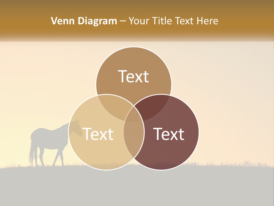 Western Orange Horizontal PowerPoint Template