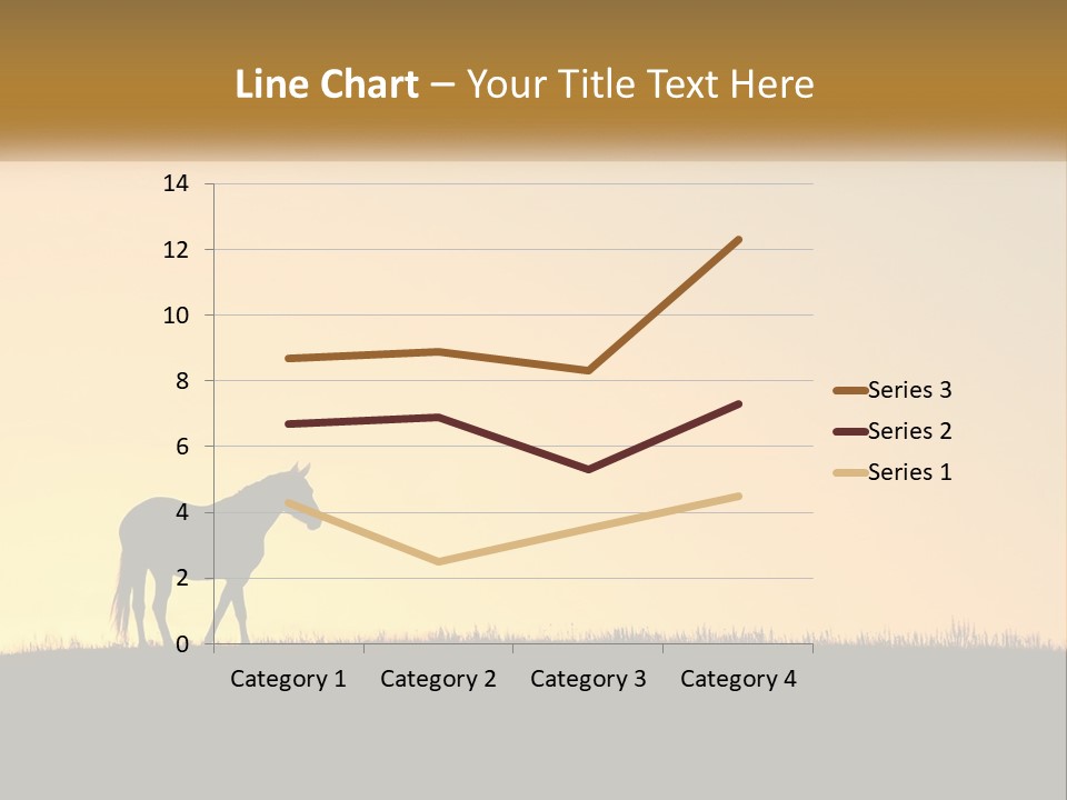 Western Orange Horizontal PowerPoint Template