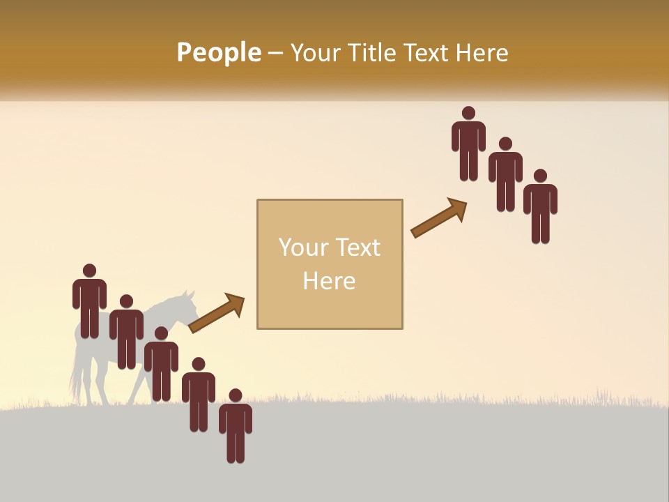 Western Orange Horizontal PowerPoint Template