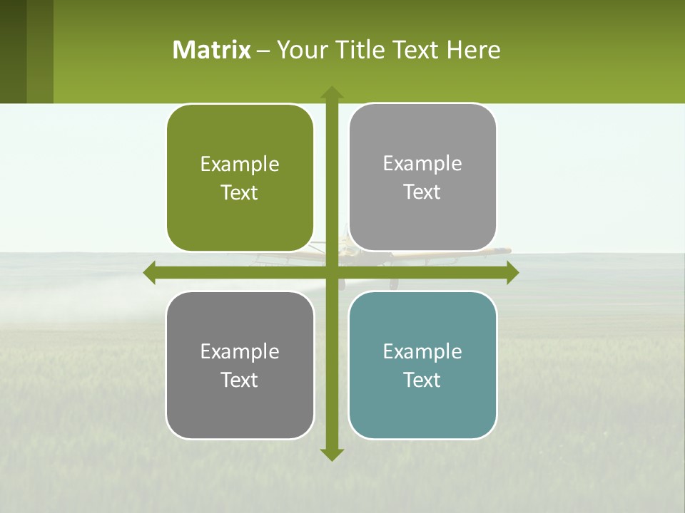 Chemicals Action Crop Dusting PowerPoint Template