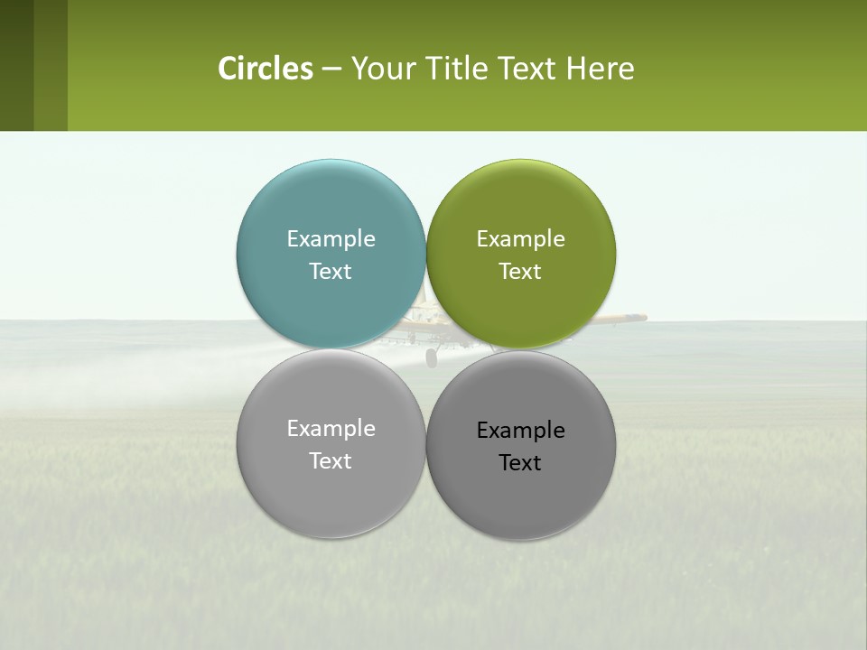 Chemicals Action Crop Dusting PowerPoint Template