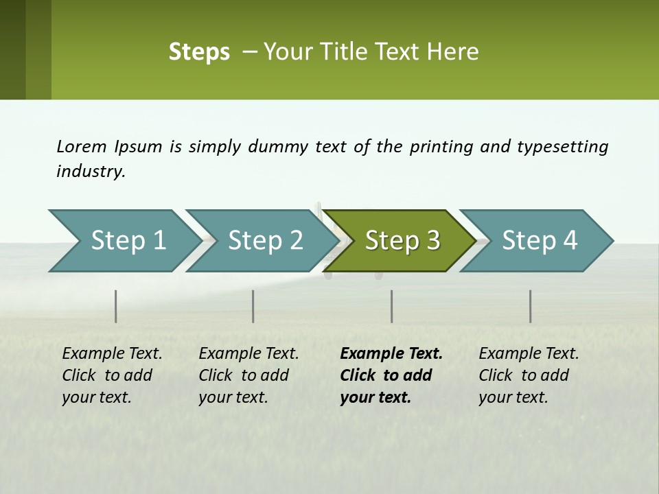 Chemicals Action Crop Dusting PowerPoint Template